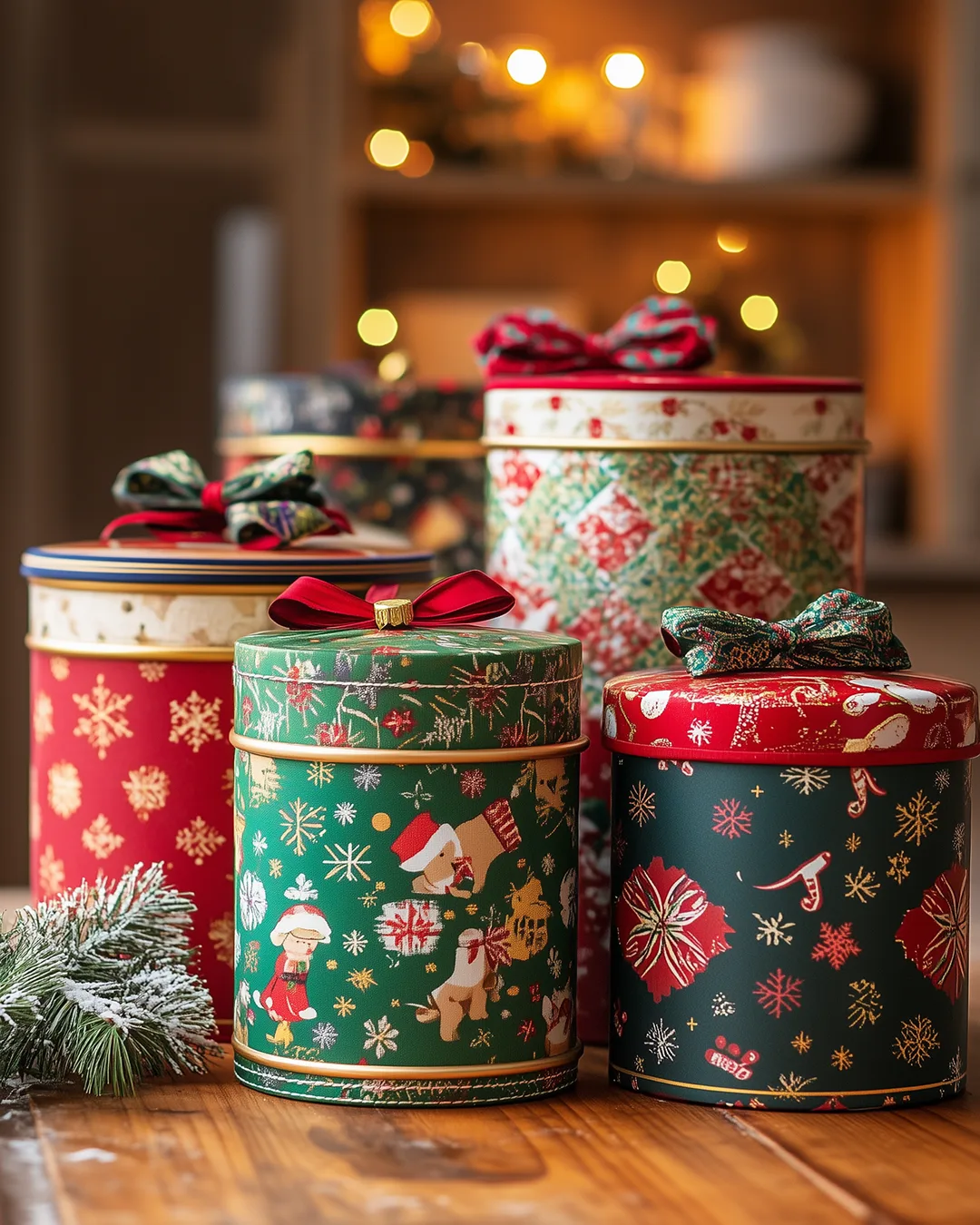 Keksdosen für Weihnachtsplätzchen