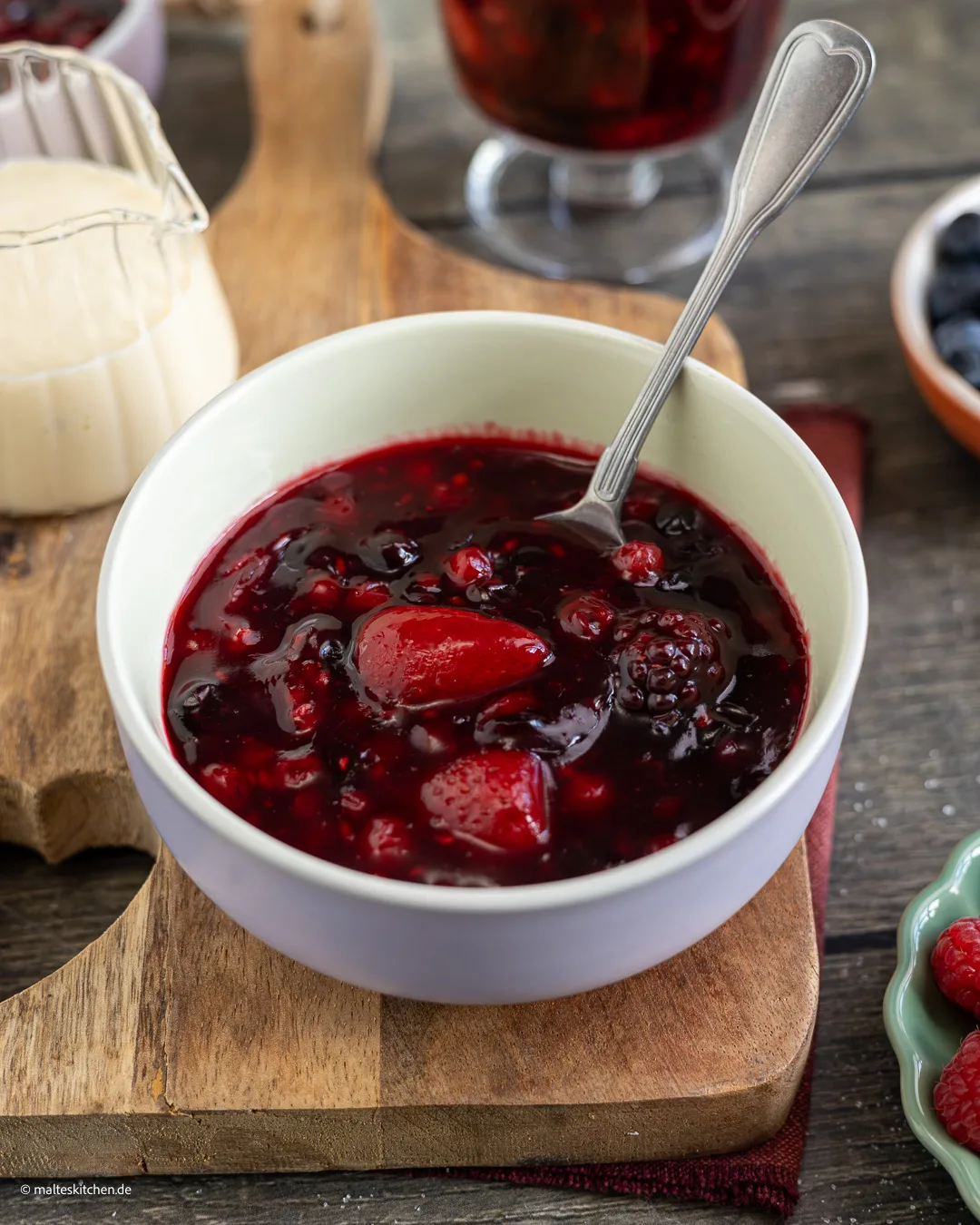 Rote Grütze selbstgemacht.