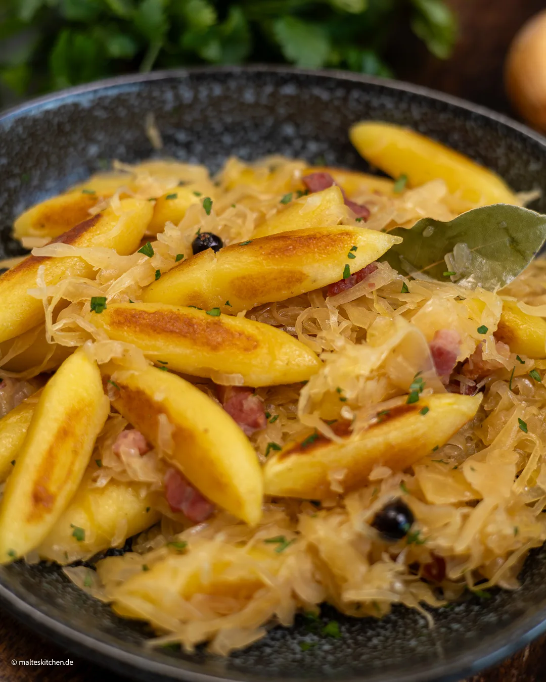 Schupfnudeln mit Sauerkraut