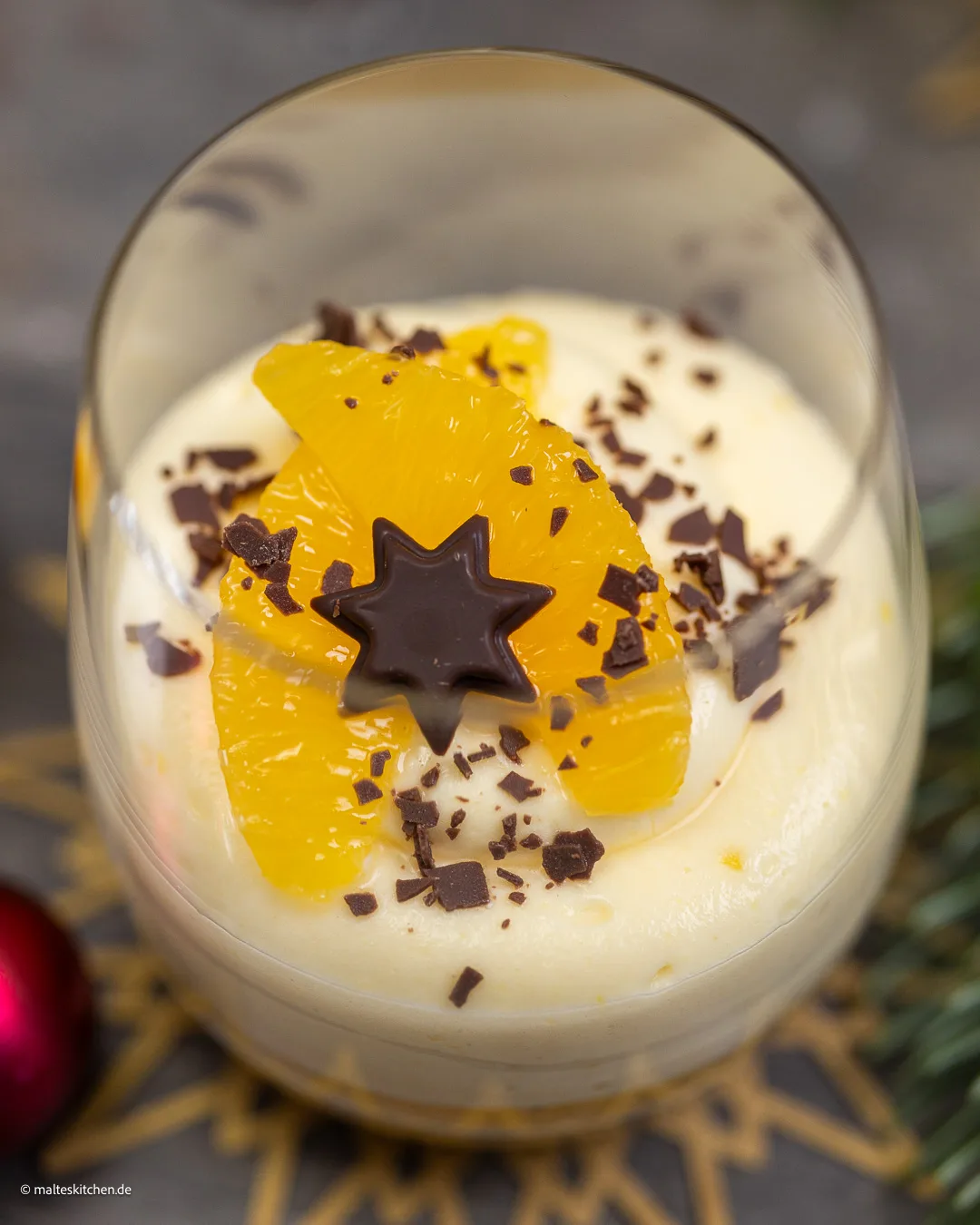 Dessert für Weihnachten