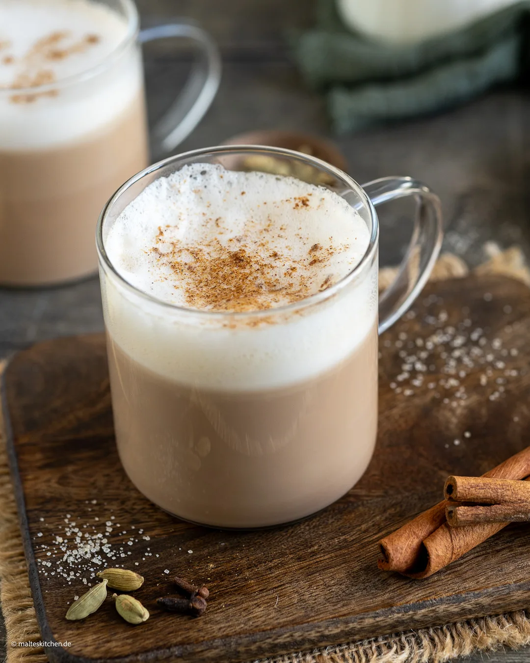 Herbstlicher Chai Latte