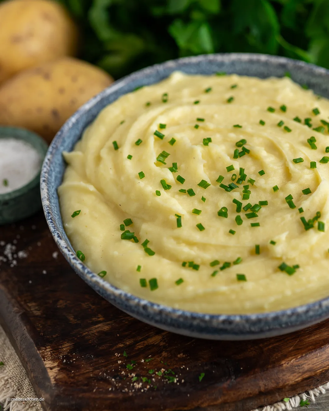Kartoffelpüree mit Schnittlauch