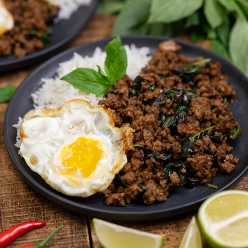 Pad Kra Pao - thailändisches Rezept