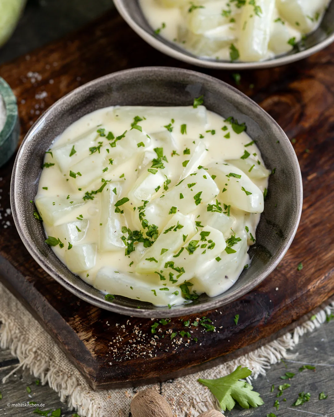 Leckerer Rahmkohlrabi