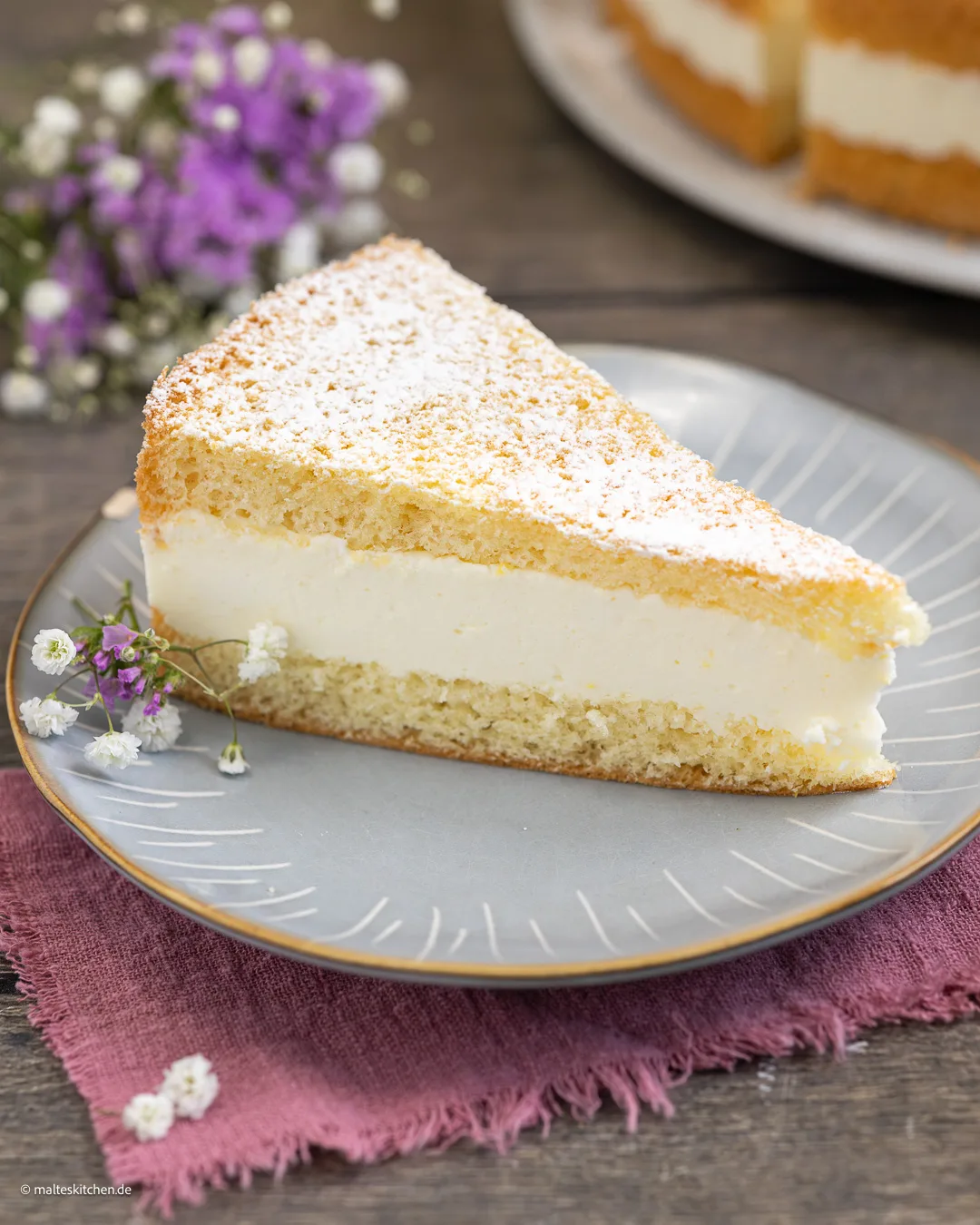 Cremige Käse-Sahne-Torte