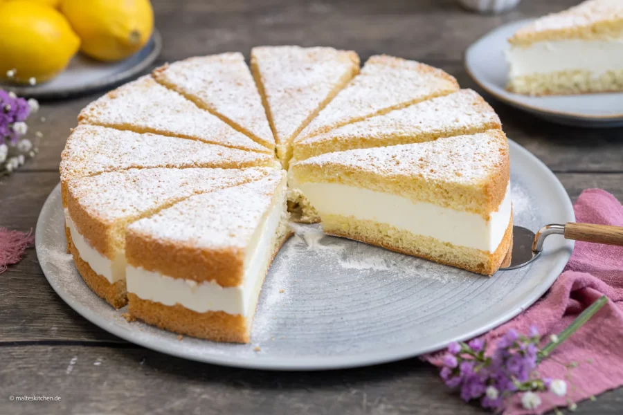 Klassische Käse-Sahne-Torte Rezept