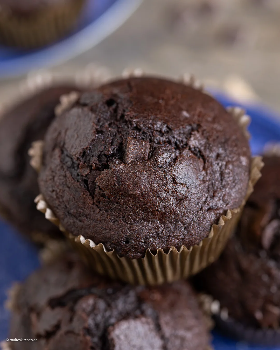 Schokomuffins super saftig und lecker.