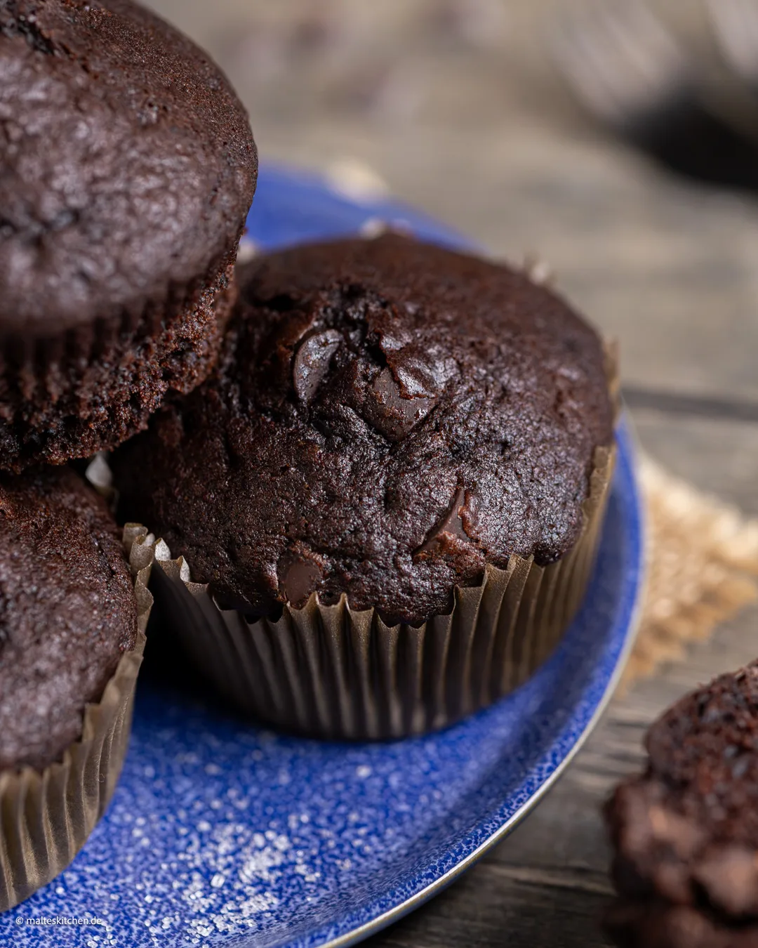 Muffins mit Schokolade