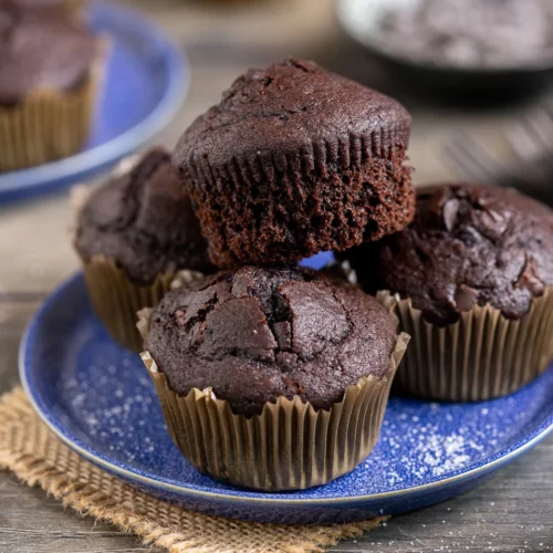 Saftige Schokomuffins mit Schokostückchen