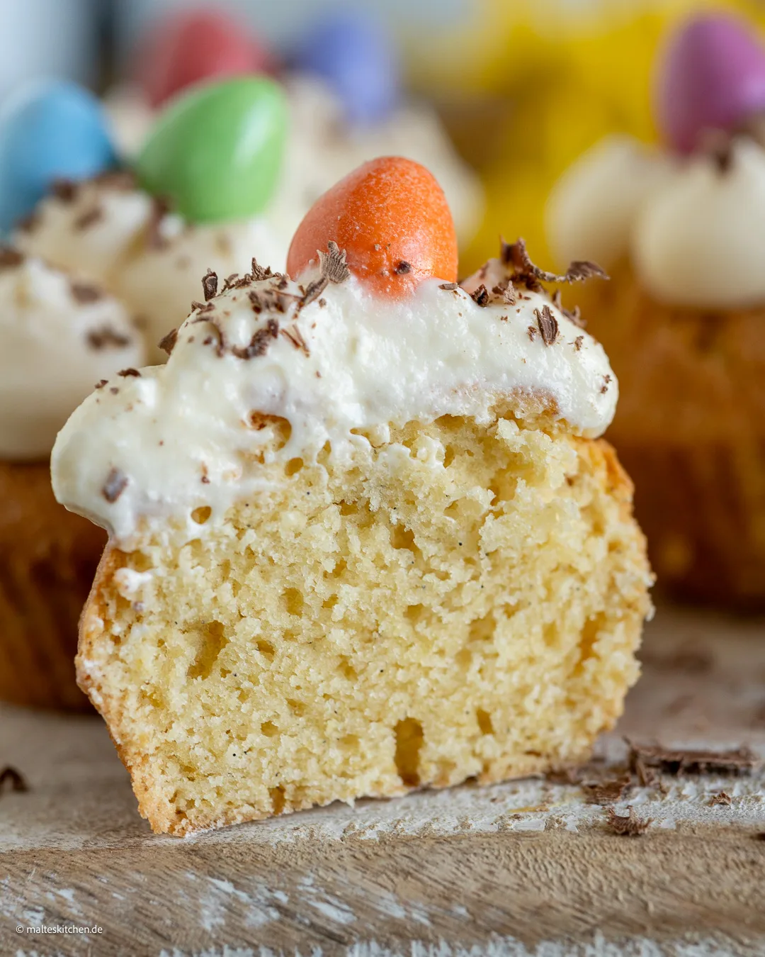 Eierlikör-Muffins aus dem Airfryer.