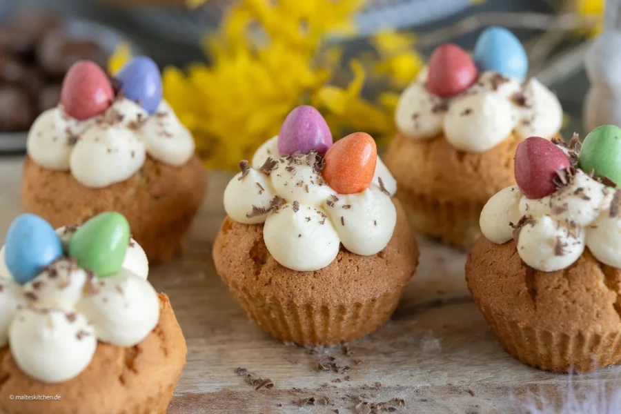 Eierlikör-Muffins aus der Heißluftfritteuse