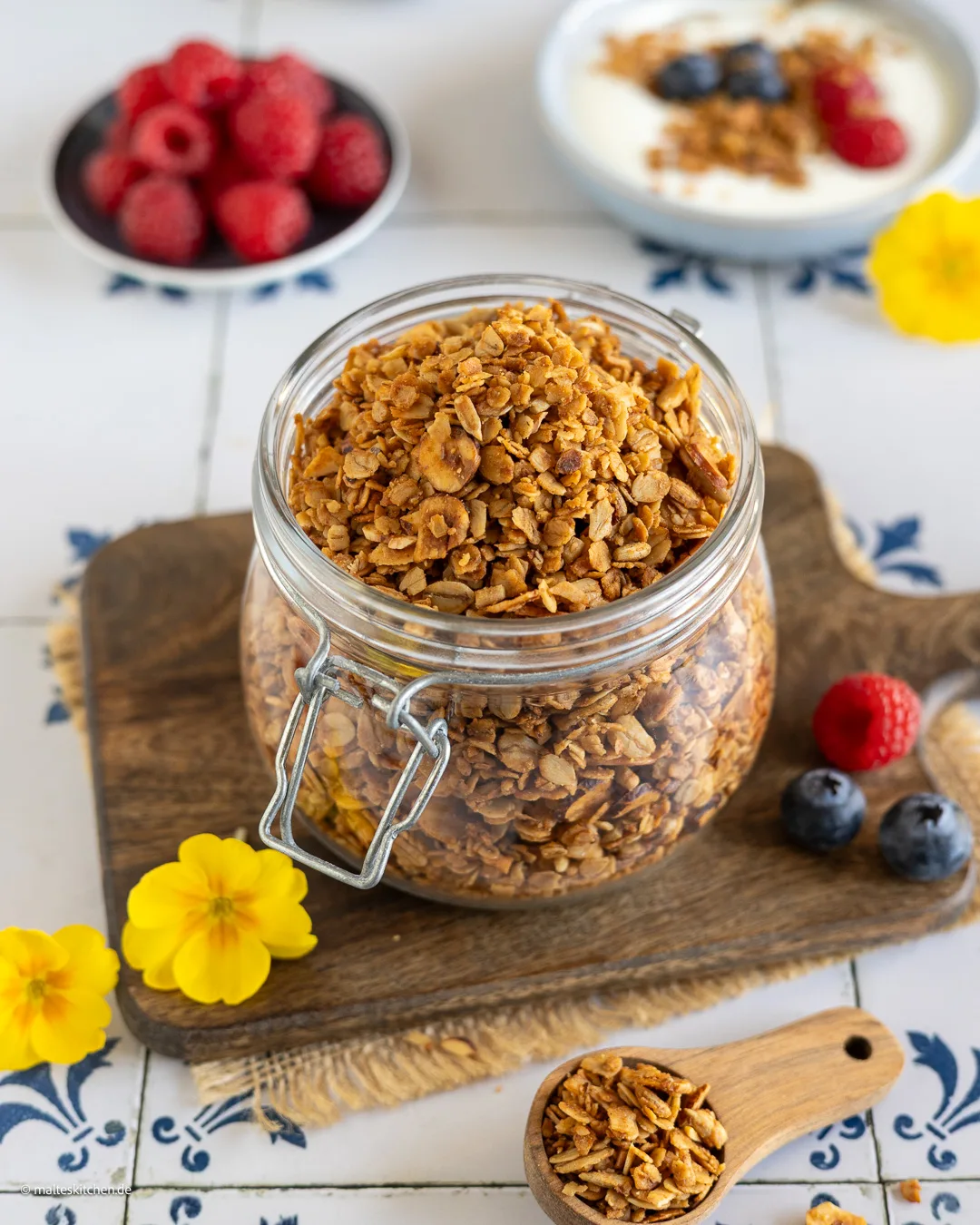 Selbstgemachtes Granola.
