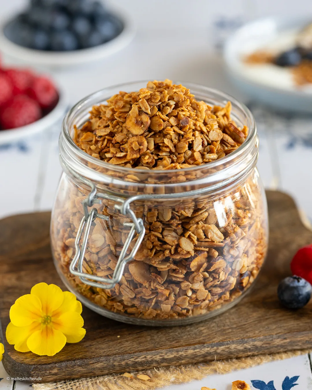 Granola zum Frühstück.