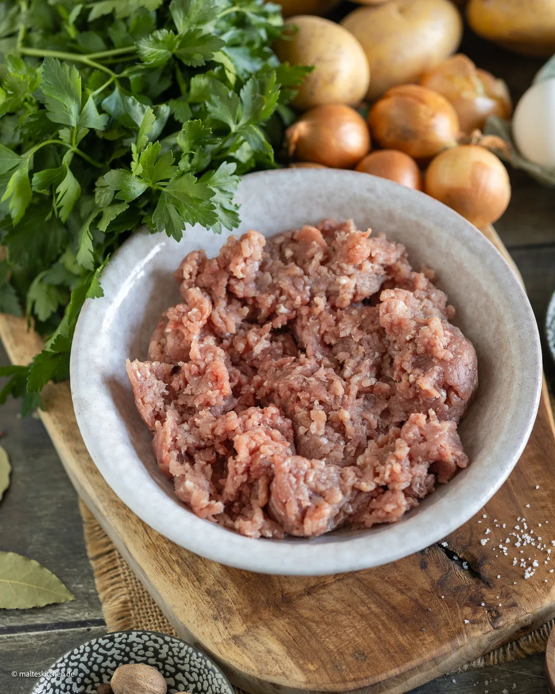 Hackfleisch.