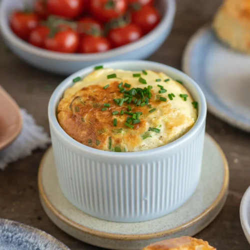 Gebackene Eier aus der Heißluftfritteuse.