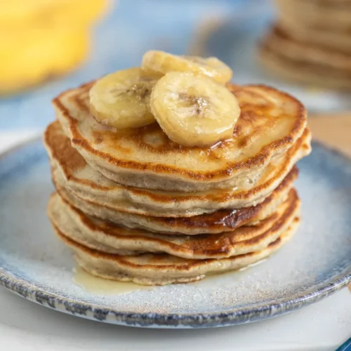 Pancakes mit Bananen