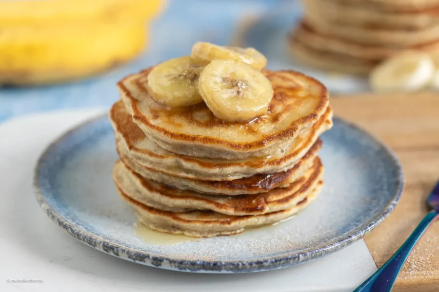 Pancakes mit Bananen