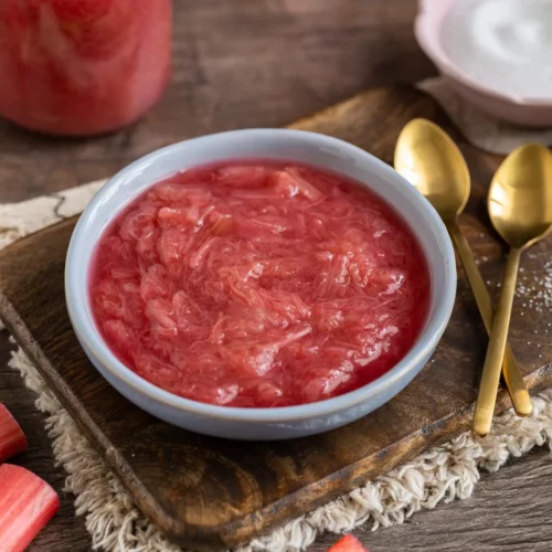 Einfaches Rhabarberkompott nach Rezept meiner Oma