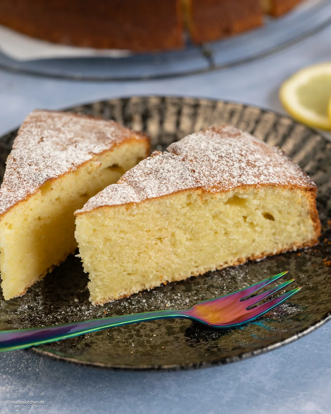 Saftiger Ricoatta-Kuchen.