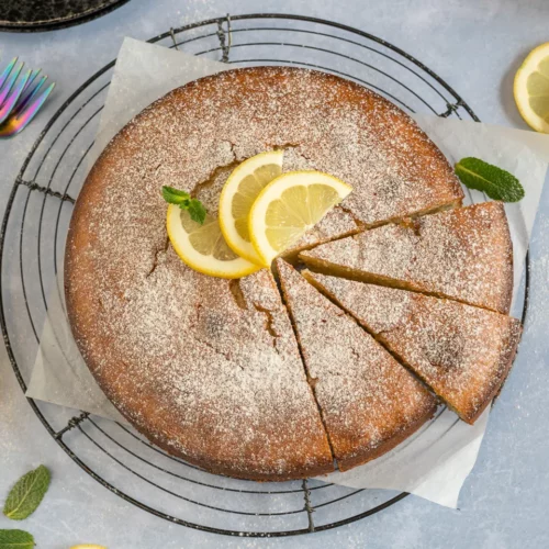 Italienischer Ricotta-Kuchen mit Zitrone