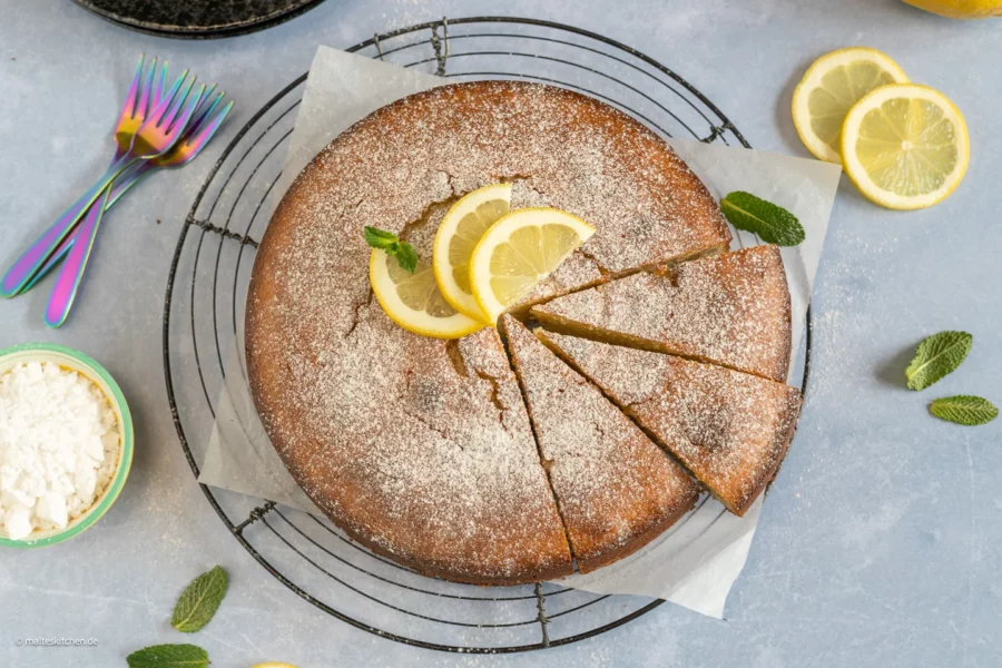 Italienischer Ricotta-Kuchen mit Zitrone