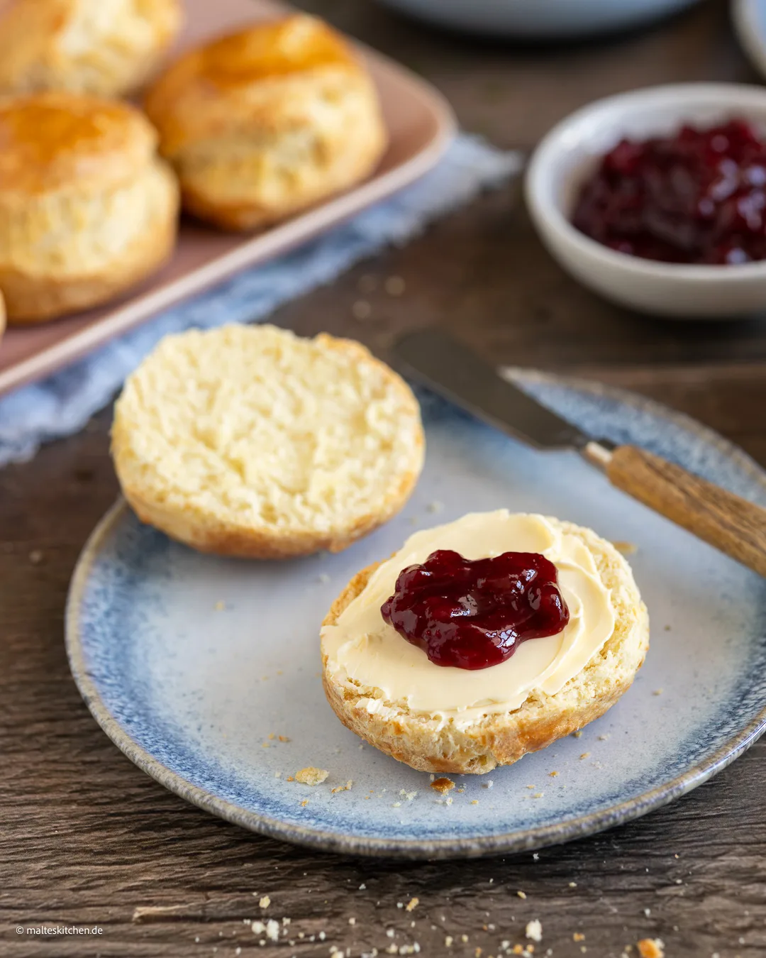 Scones aus der Heißluftfritteuse.