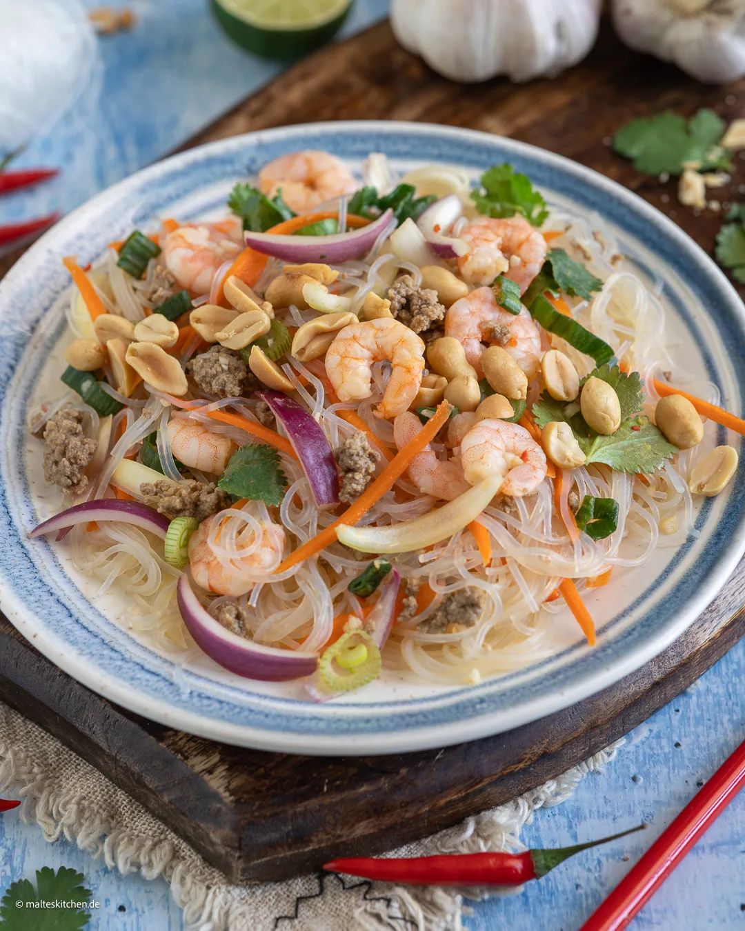 Asiatischer Glasnudelsalat