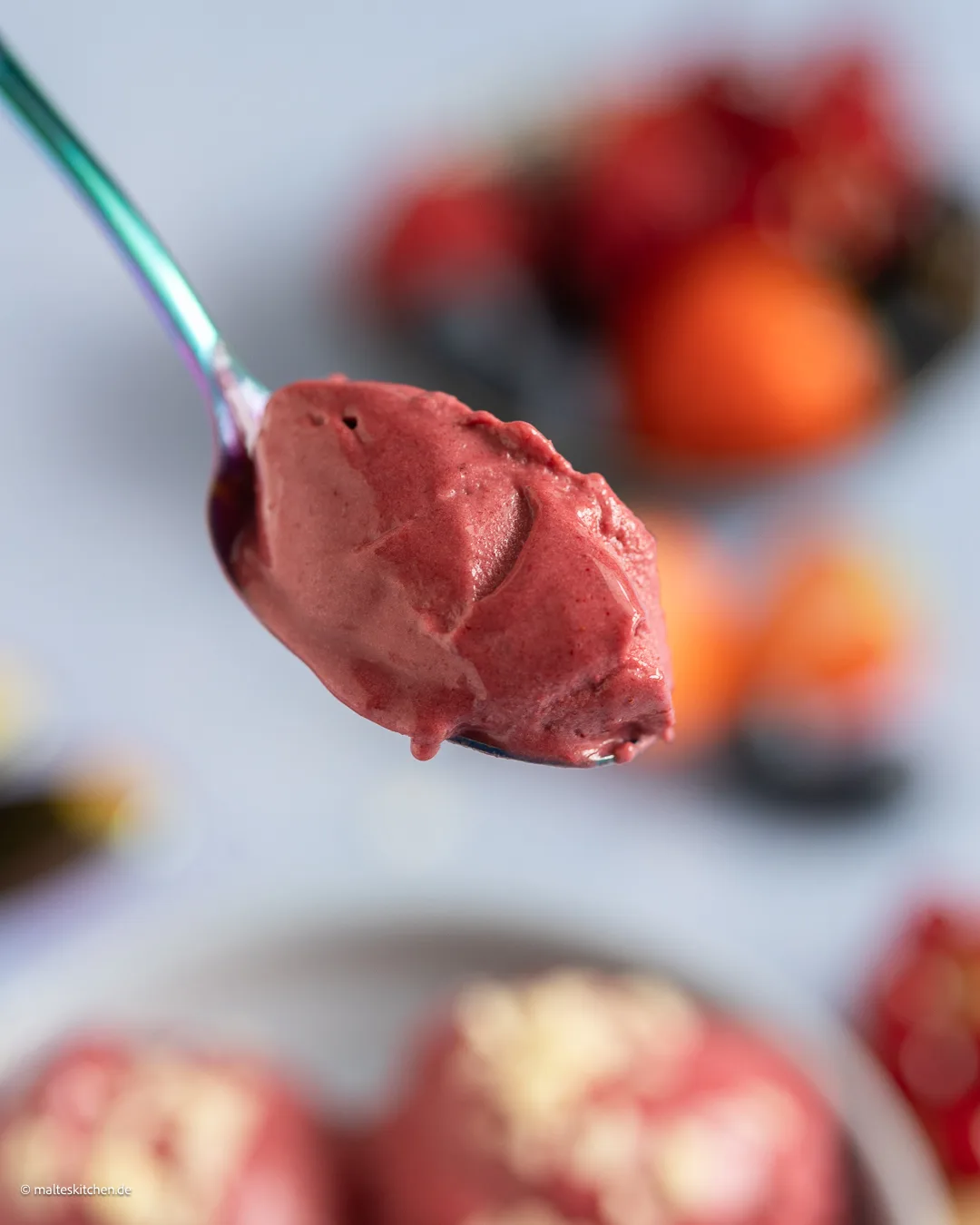 Beeren-Schmand-Eis für die Ninja Creami