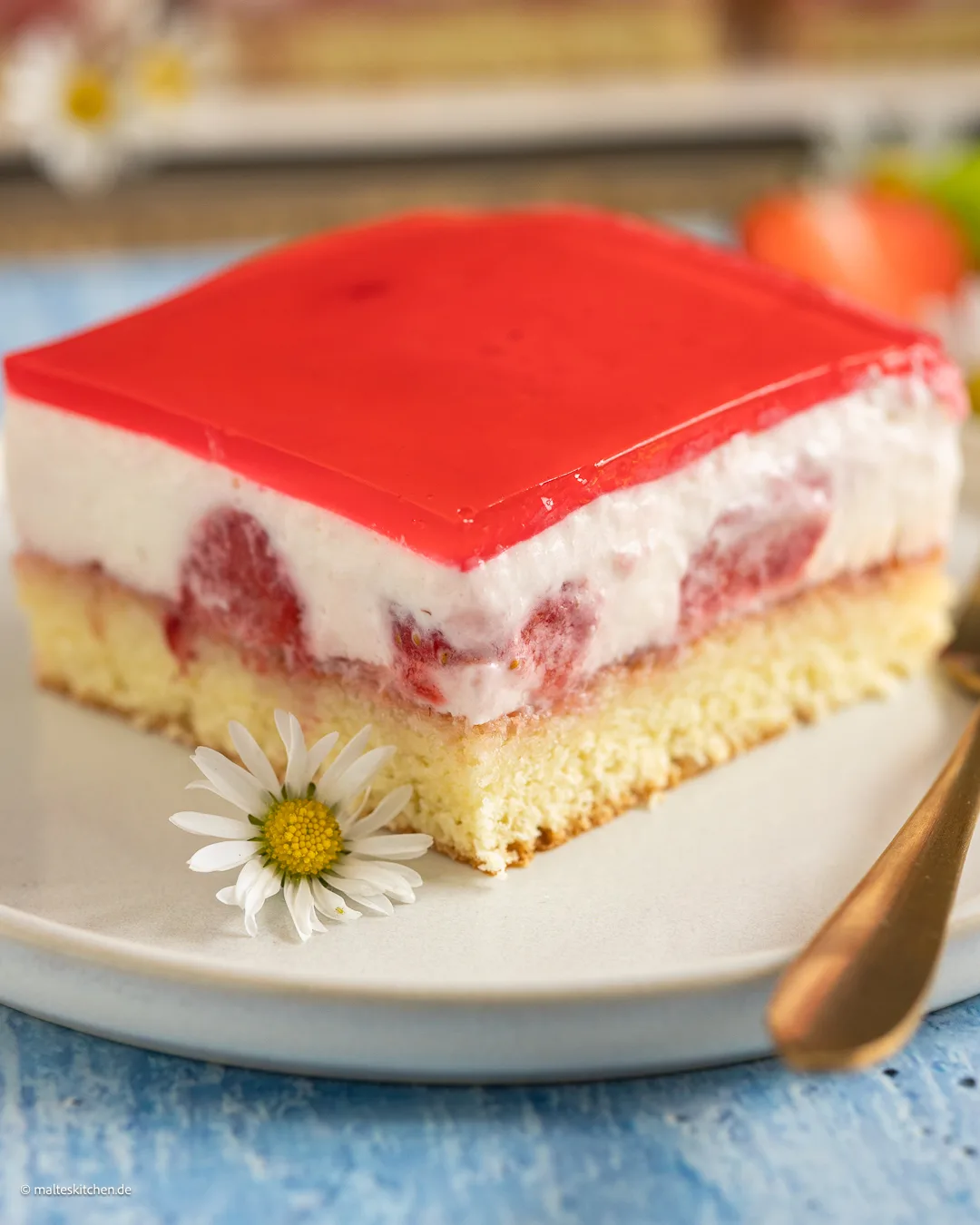 Erdbeerkuchen