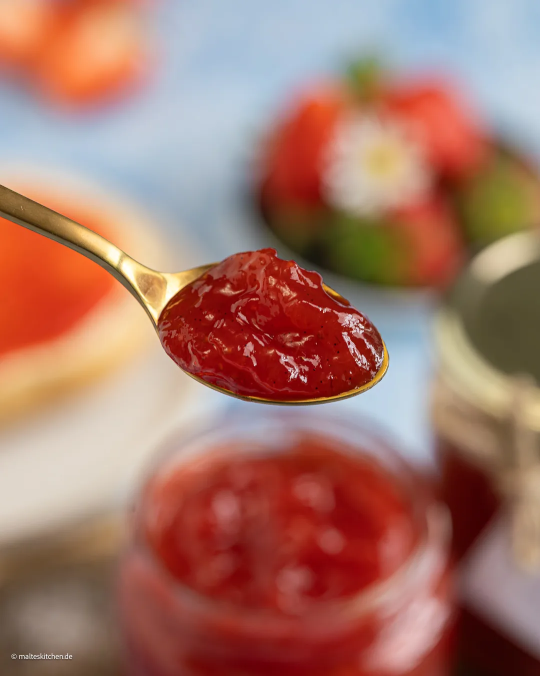 Fruchtige Erdbeermarmelade selbst gemacht