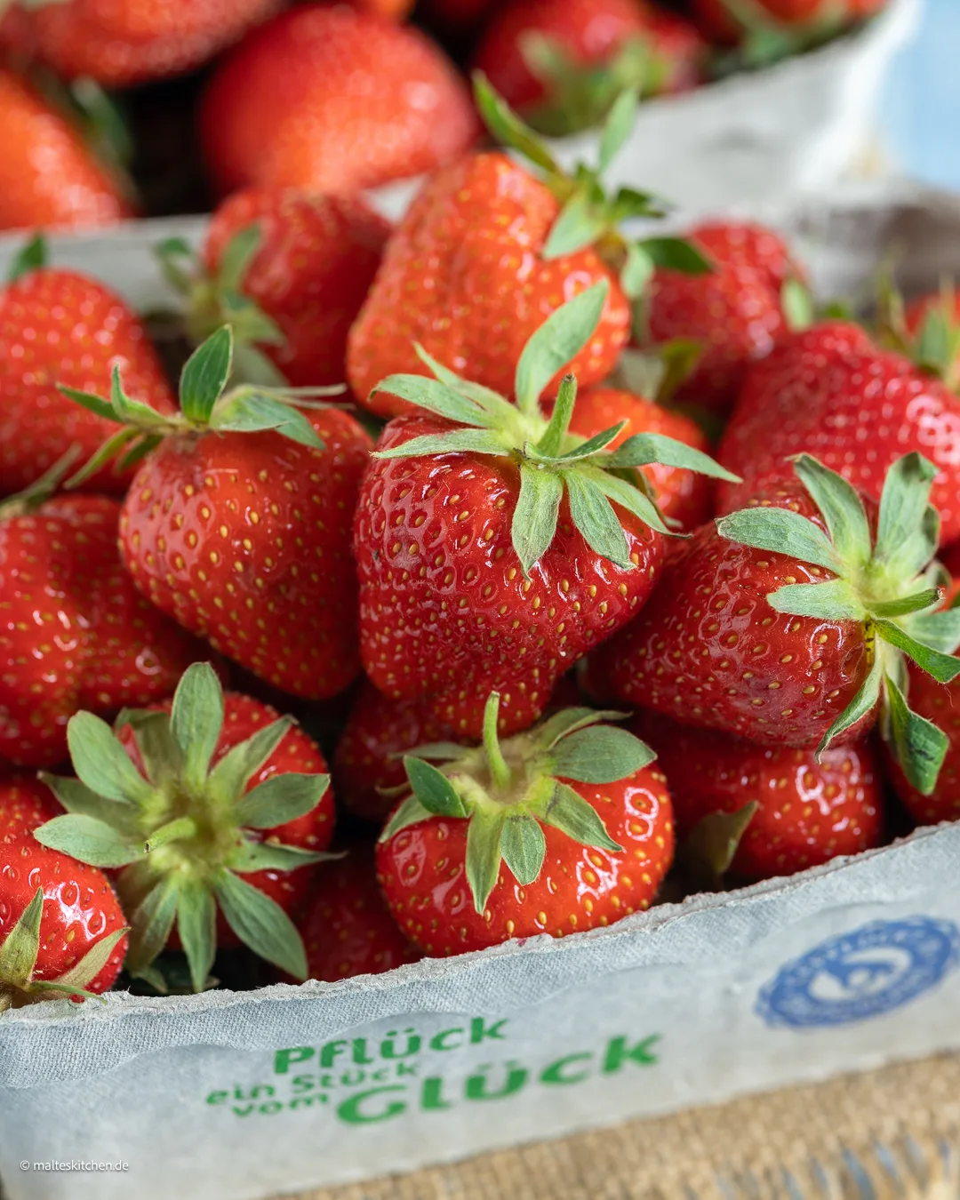 Erdbeeren für die Marmelade