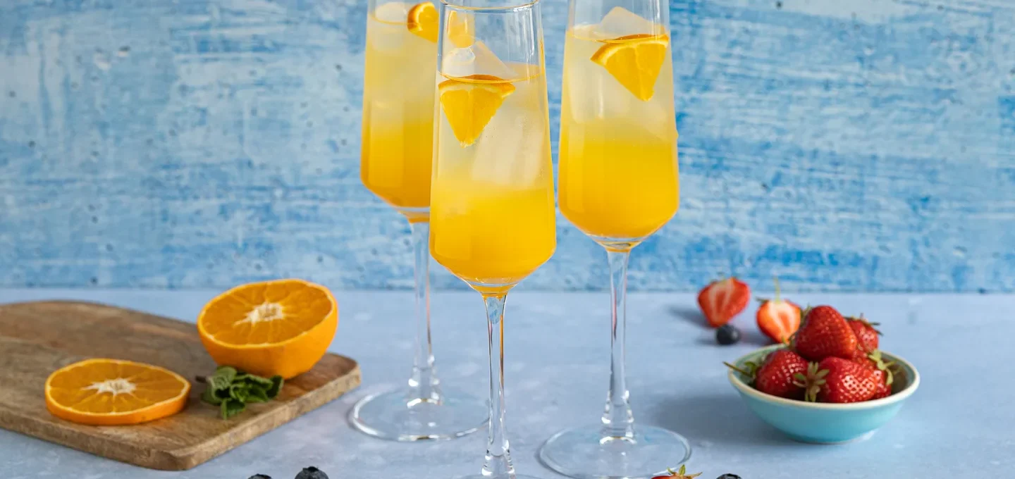 Prickelnder Mimosa Cocktail