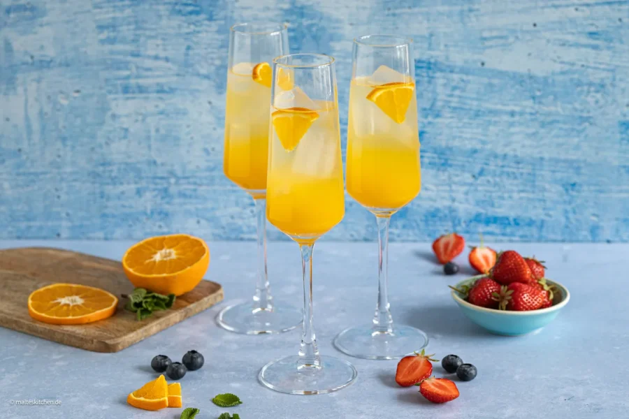 Prickelnder Mimosa Cocktail