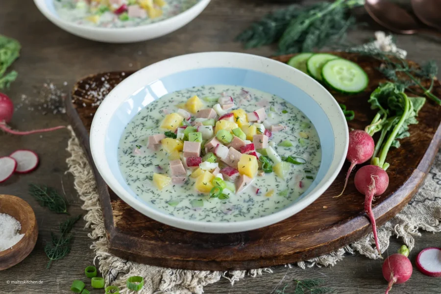 Okroschka - russische kalte Suppe