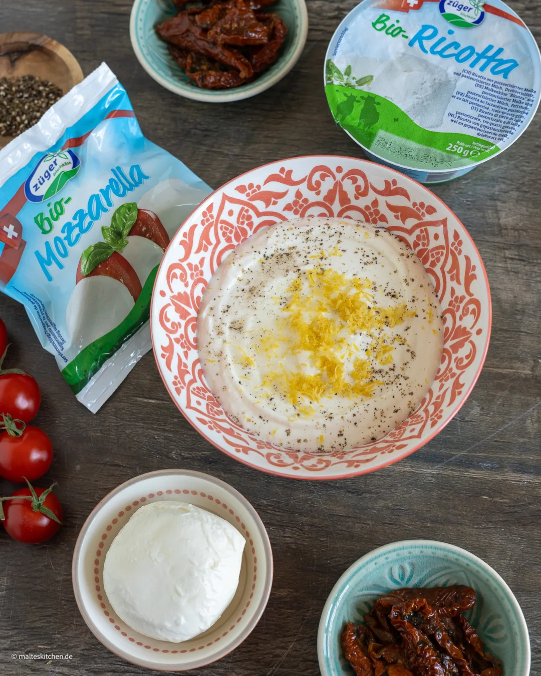 Ricotta-Belag