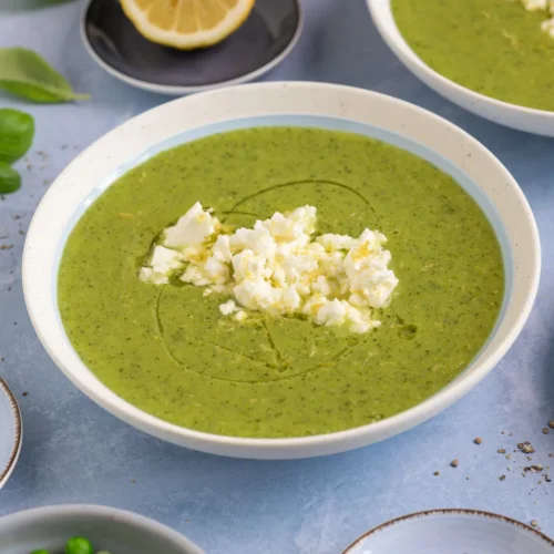 Zucchini-Erbsen-Suppe nach Yotam Ottolenghi