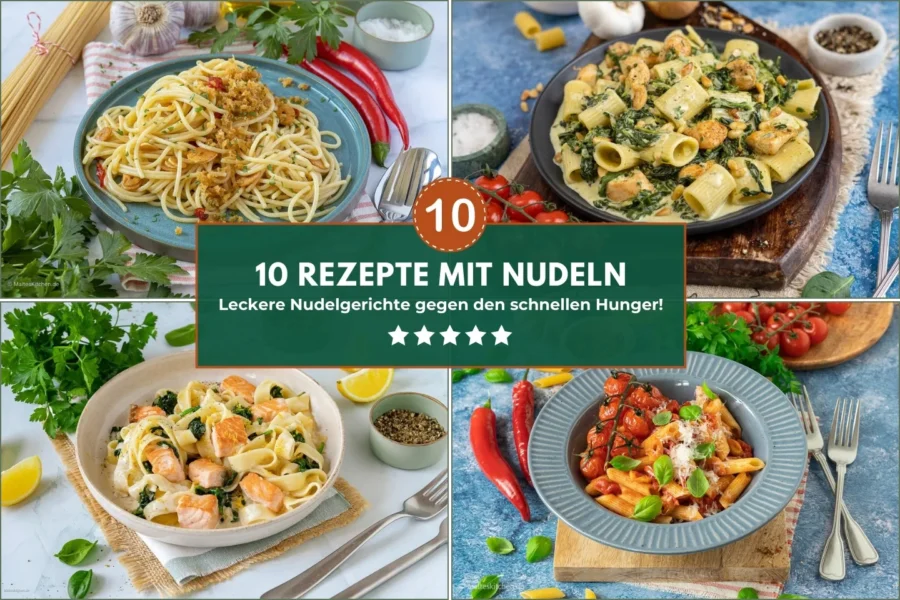 10 geniale Nudelgerichte gegen den schnellen Hunger