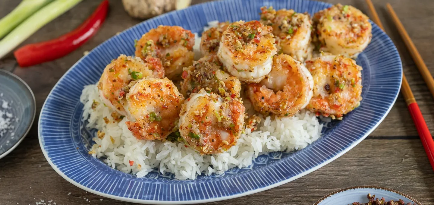 Garnelen mit Szechuanpfeffer