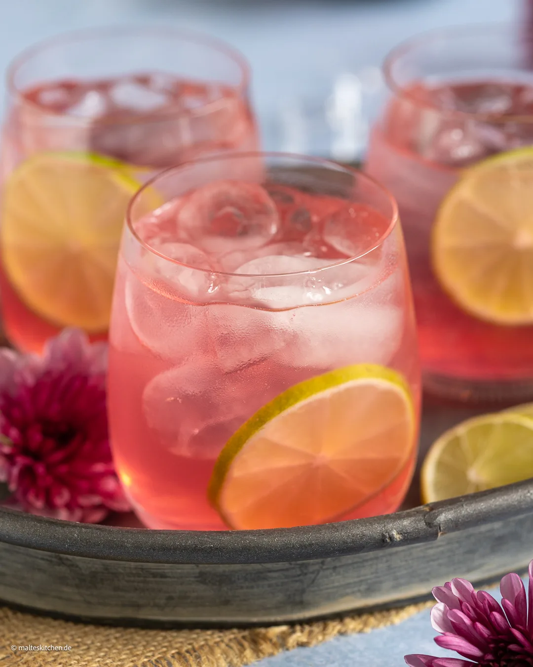 Spritziger Cocktail für den Sommer