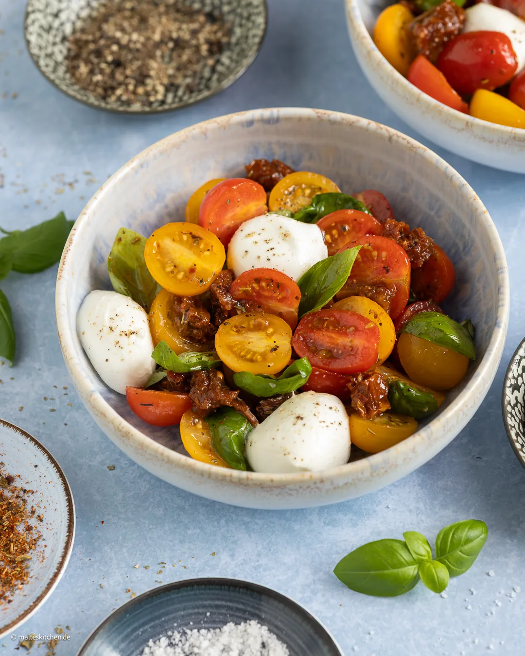Tomatensalat mit Mozzarella