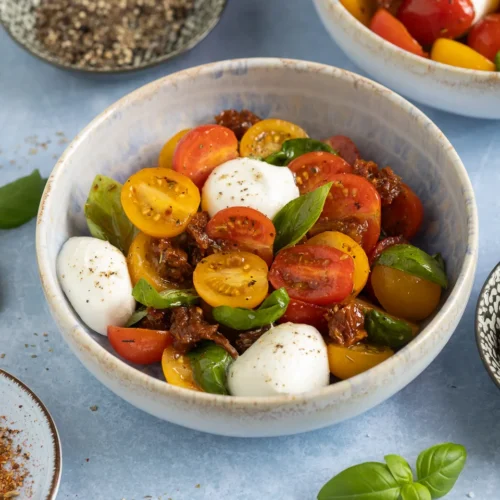 Tomatensalat mit Mozzarella