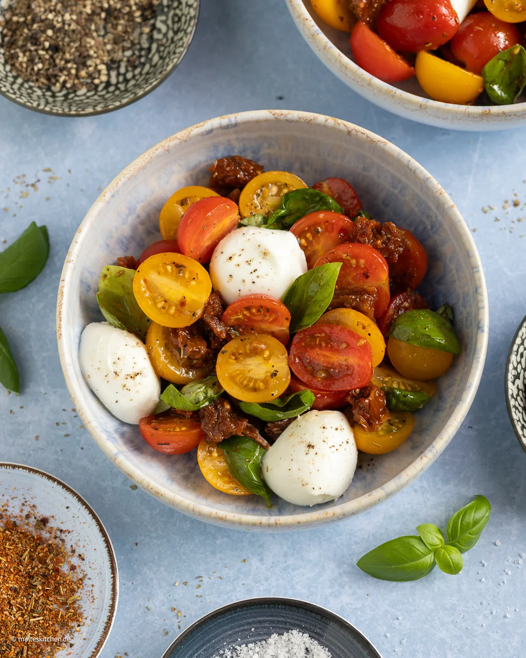 Mozzarella Tomatensalat aud italiensiche Art