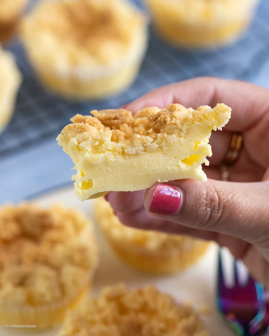 Leckere Käsekuchen-Muffins