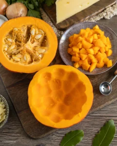 Kürbis aushöhlen