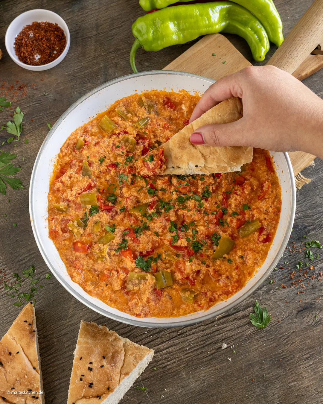 Menemen - türkisches Rührei