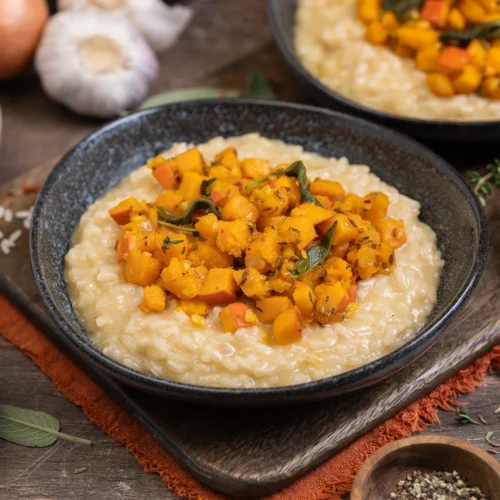 Kürbisrisotto mit Salbei