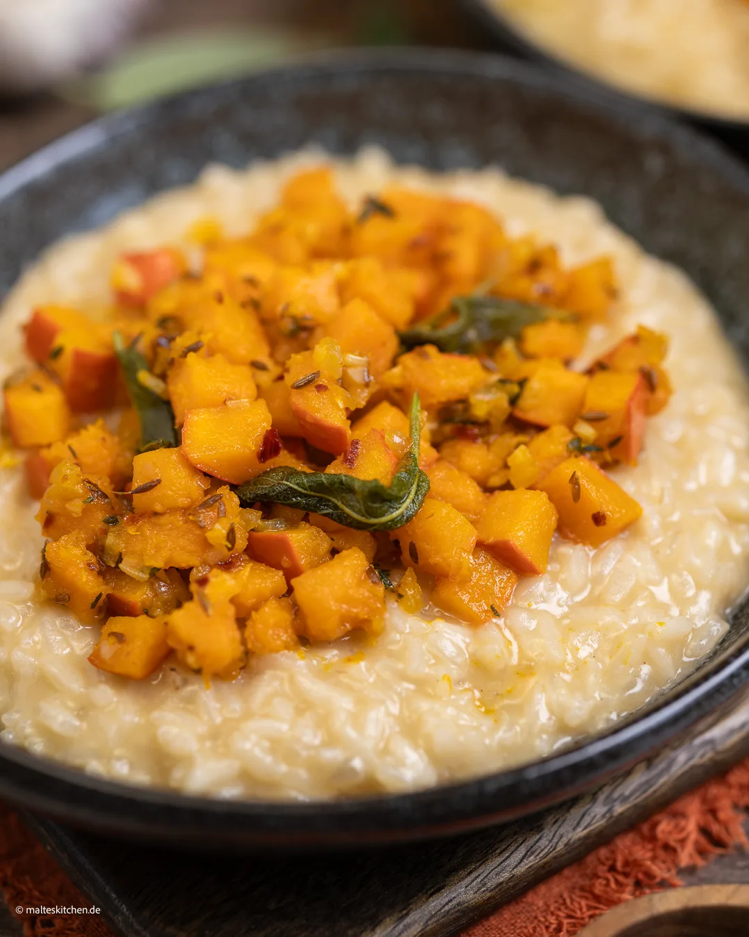 Kürbisrisotto