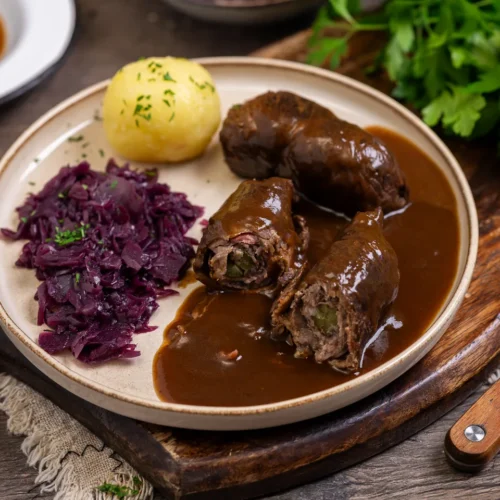 Rinderrouladen wie bei Oma - würzig, zart & lecker
