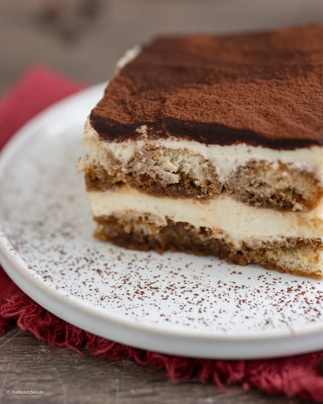 Leckeres selbstgemachtes Tiramisu