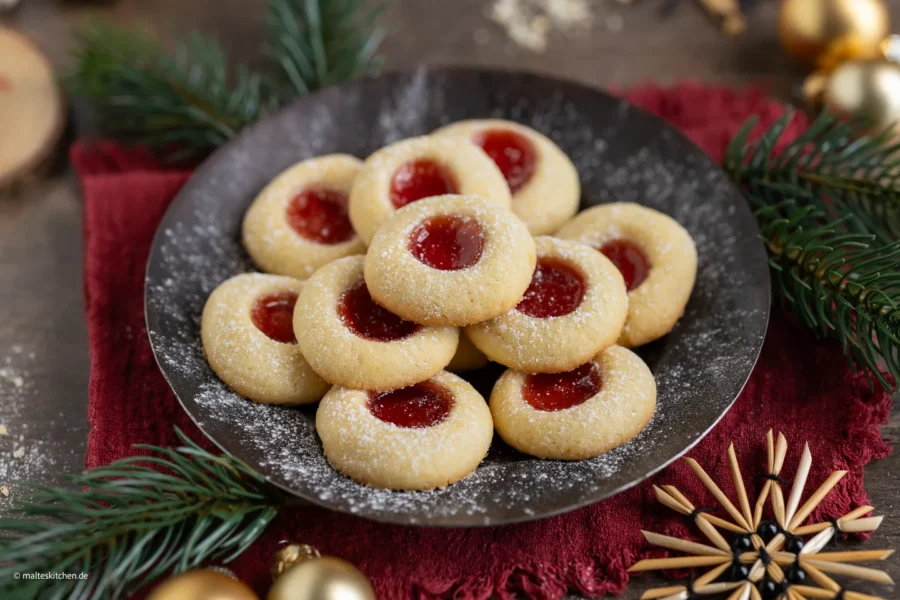 Engelsaugen mit Marmelade